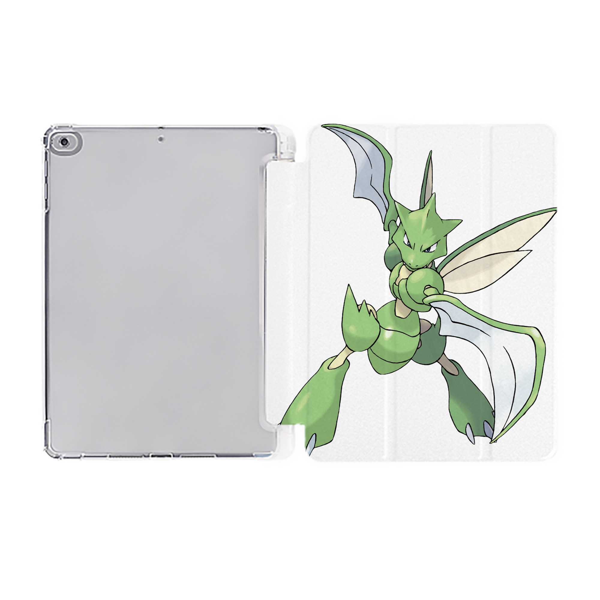 （画像用） ポケットモンスター Pokémon IPad ケース ペン収納付き 三つ折りスタンド PUレザー×シリコン 対応機種9.5/10.5/10.9インチ